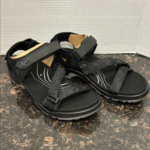 New Ecco Off-road Men’s Size 14-14.5 Black Sandals